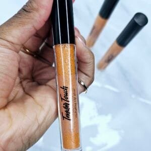 orange lip gloss